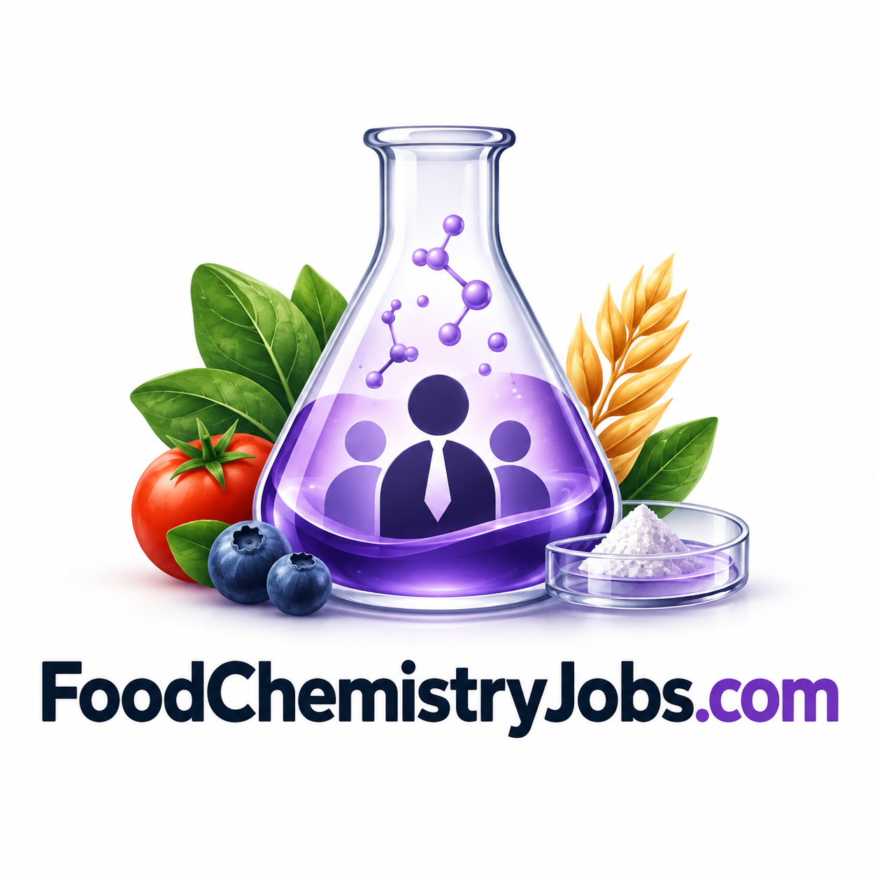 FoodChemistryJobs.com domain name artwork